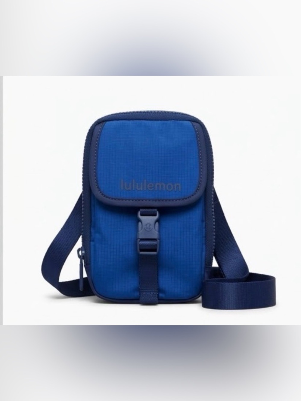 Lululemon Zip-Top Crossbody Bag Symphony Blue / Night Sea EUC